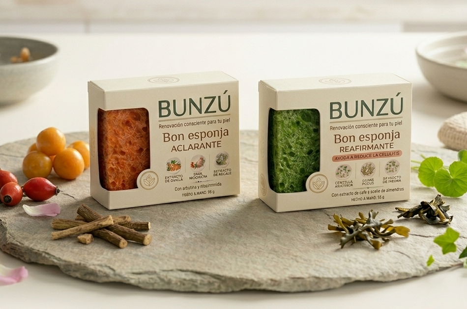 Dúo de renovación: Jabón esponja Aclarante + Reafirmante