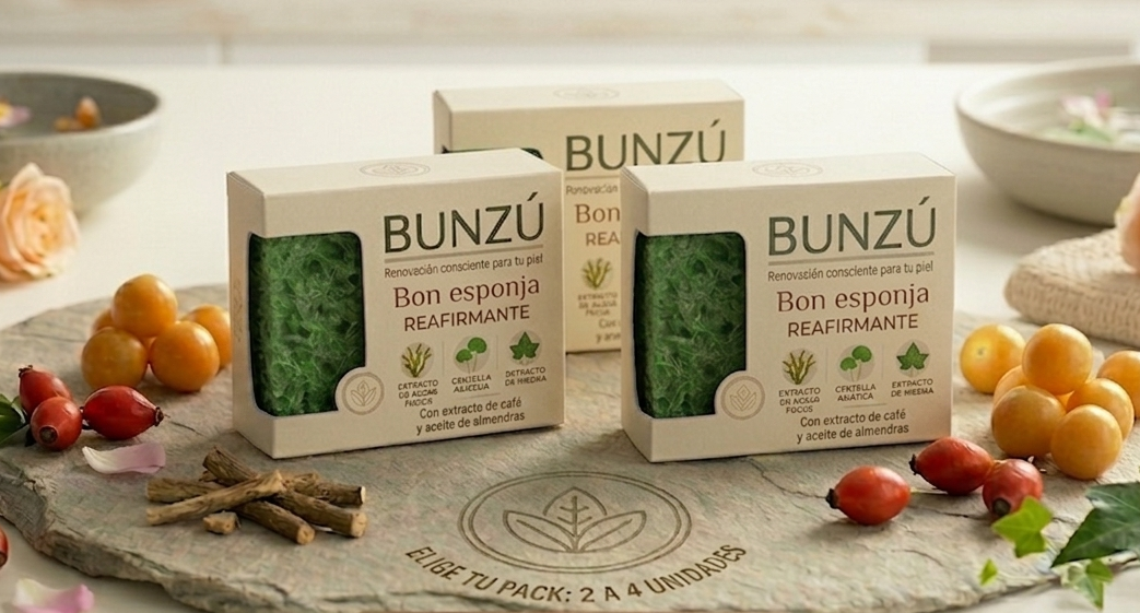 Pack x2, x3 o x4 unidades Firmeza total: Jabón esponja Reafirmante